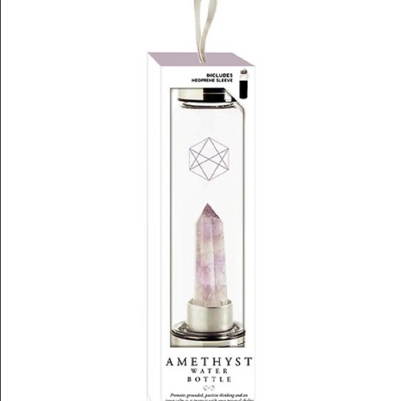 Lifestyle Amethyst Crystal Elixir Water Bottle - Picture 2 of 3